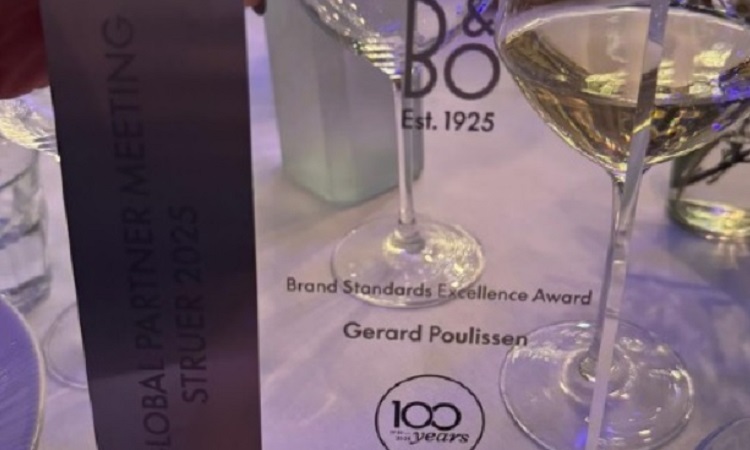Poulissen Audio Video Center in Roermond wint de prestigieuze Bang & Olufsen Brands Standard Excelle